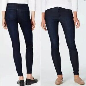 J. Jill Womens Denim Leggings Size 6 Dark Wash Stretch 5-Pocket Skinny Jean